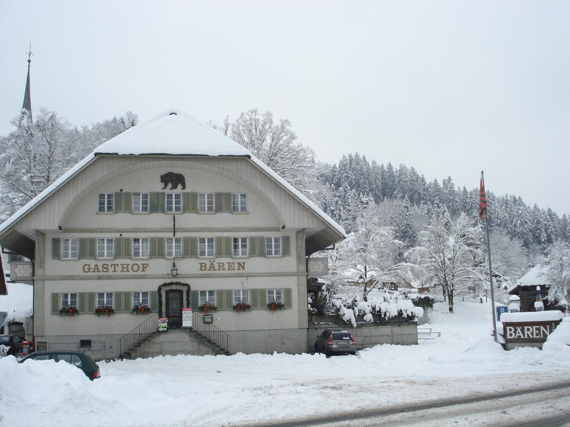 Hotel Garni Baeren Rueegsau Ruegsau Exterior photo